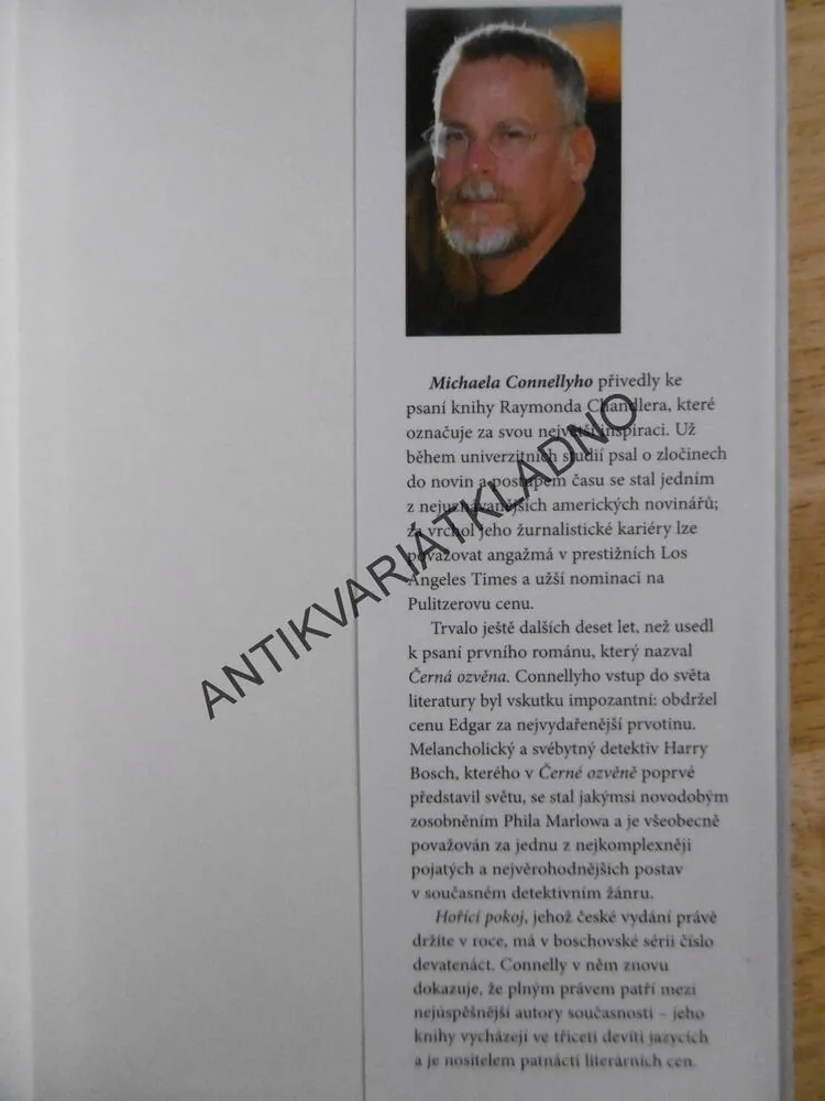 HOŘÍCÍ POKOJ, MICHAEL CONNELLY, **an
