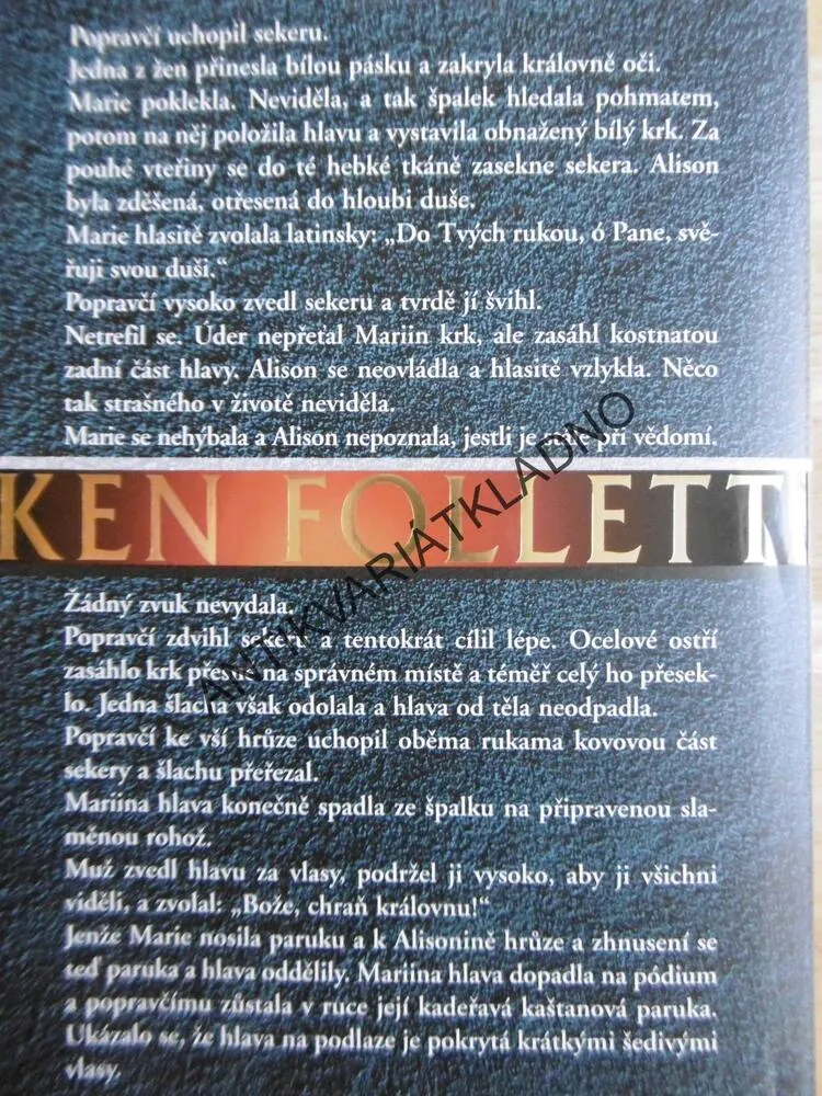 OHNIVÝ SLOUP, KEN FOLLETT, **an