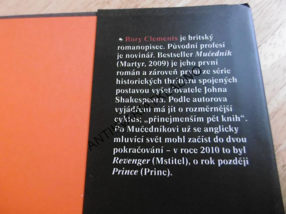 MUČEDNÍK, RORY CLEMENS, **an