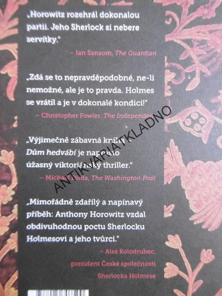 DŮM HEDVÁBÍ, ANTHONY HOROWITZ, **an