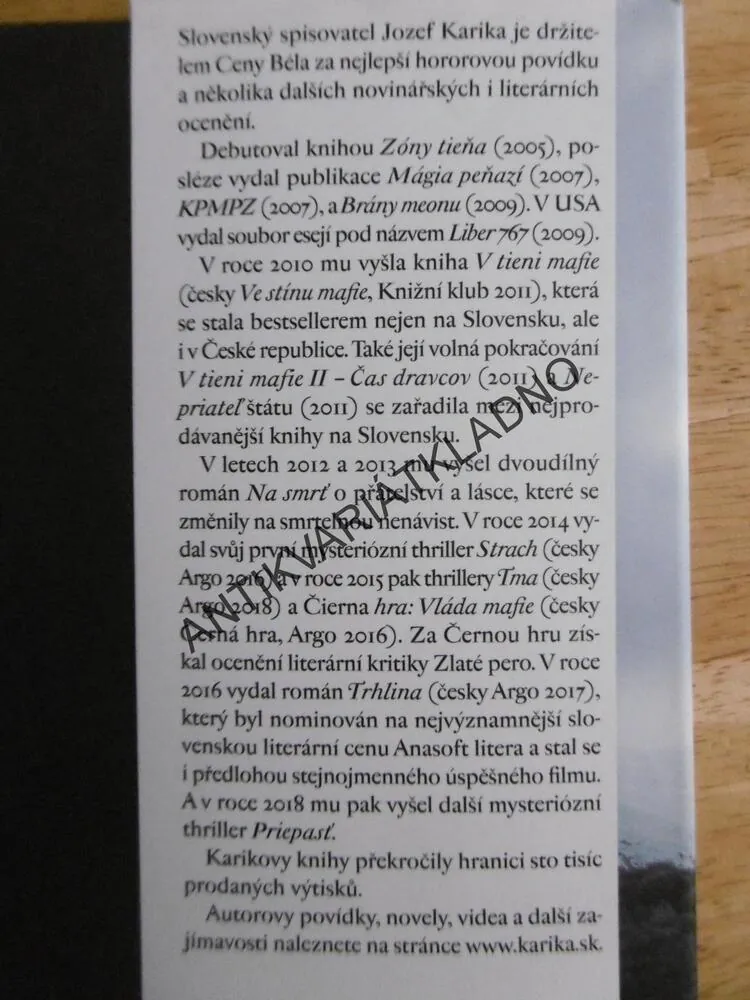 STRACH, JOZEF KARIKA, **an