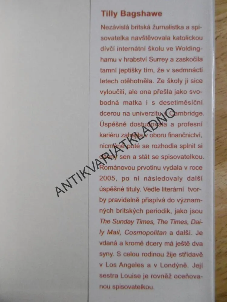 PODLE NOVÝCH PRAVIDEL, TILLY BAGSHAWE, **an
