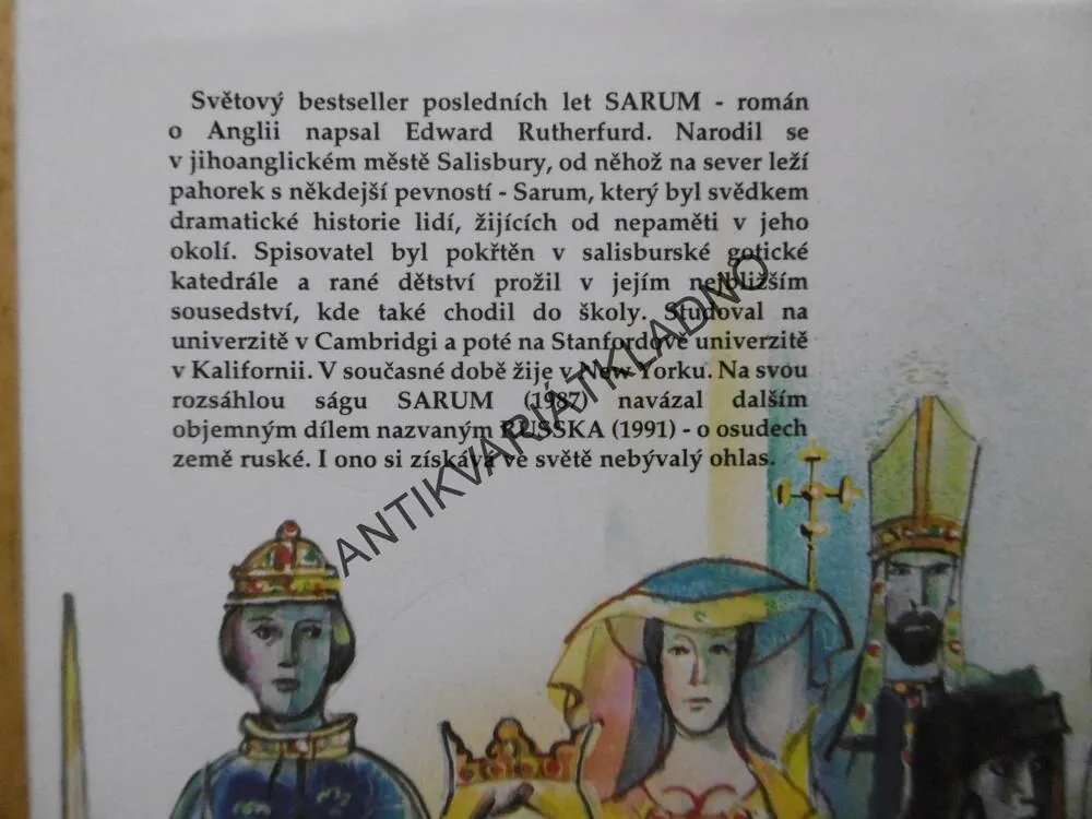 SARUM, EDWARD RUTHERFURD, **an