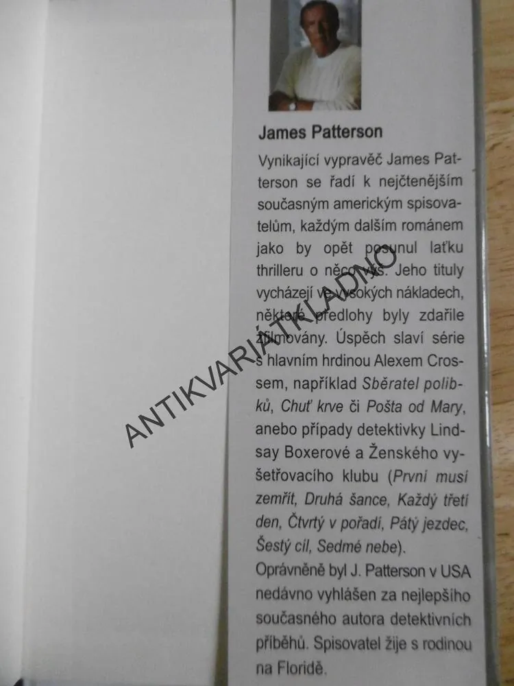 ČERNÝ TYGR, JAMES PATTERSON, **an