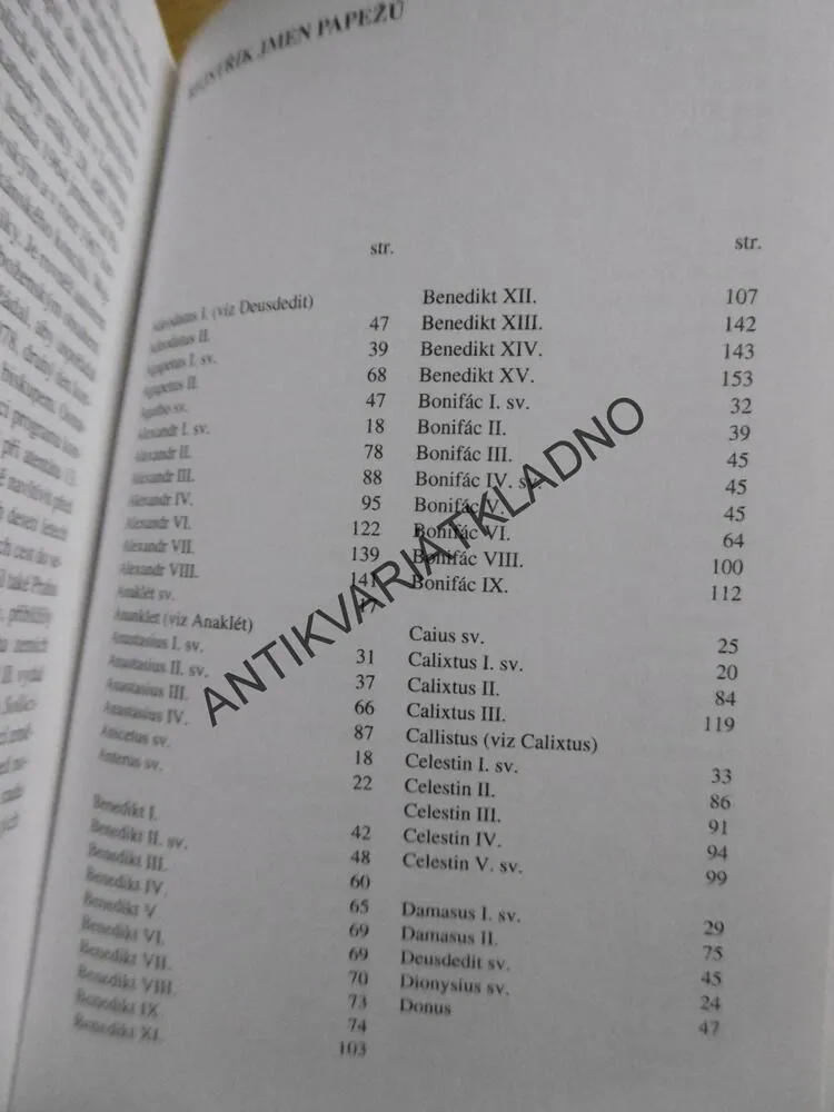 ENCYKLOPEDIE PAPEŽSTVÍ, JAN WIERUSZ KOWALSKI, **an