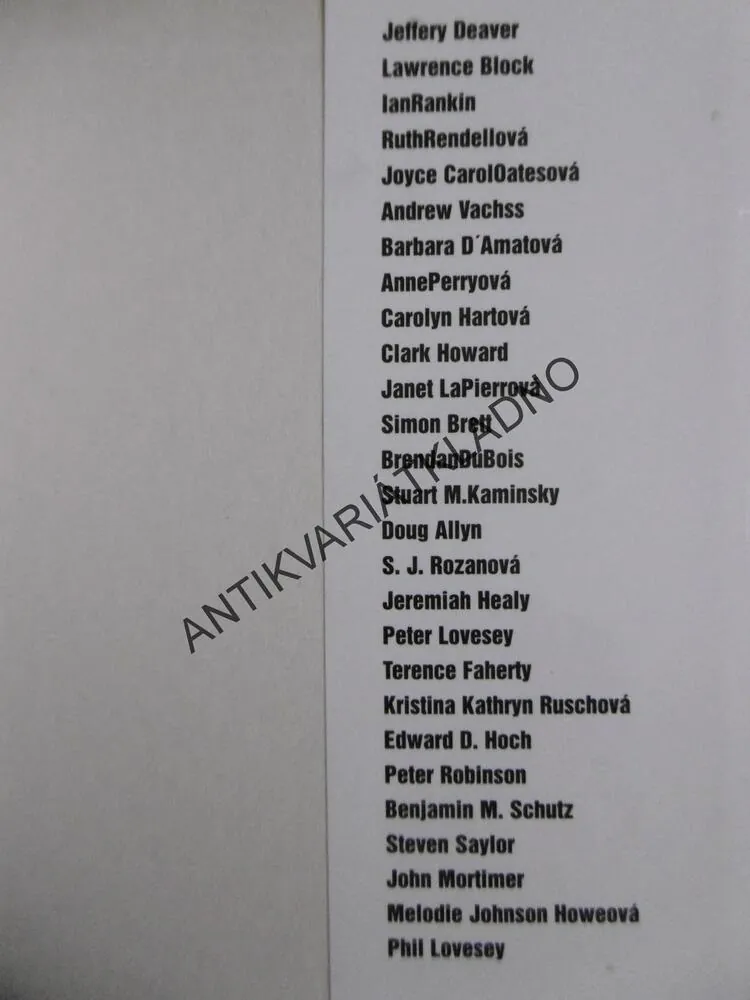 SEDMADVACET DETEKTIVŮ, JEFFERY DEAVER, BLOCK, RANKIN, RENDELLOVÁ, AJ. **an