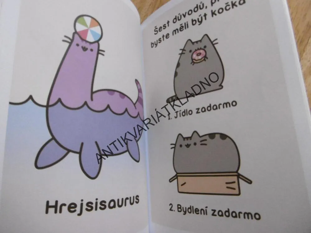 PUSHEEN, JÁ KOŠIŠTA, CLAIRE BELTONOVÁ, **an