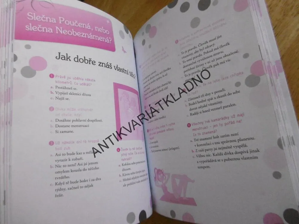 TESTY PRO SPRÁVNÉ HOLKY, **an