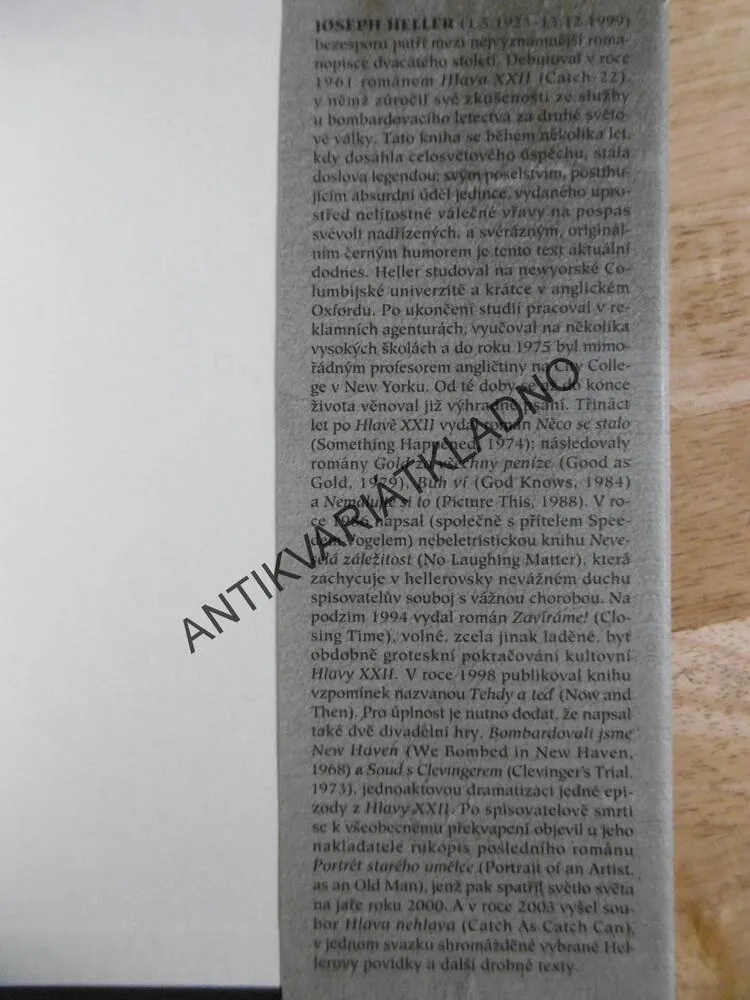BŮH VÍ, JOSEPH HELLER, **an