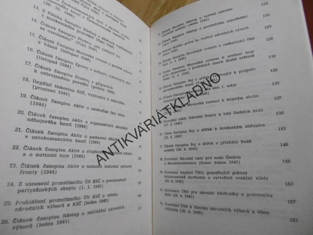 ČESKÝ ODBOJ KVĚTNOVÉHO POVSTÁNÍ, 1975
