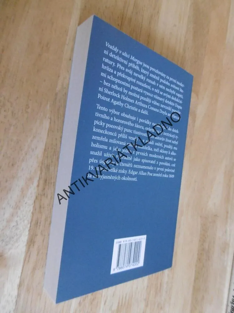 VRAŽDY V ULICI MORGUE, EDGAR ALAN POE, **an