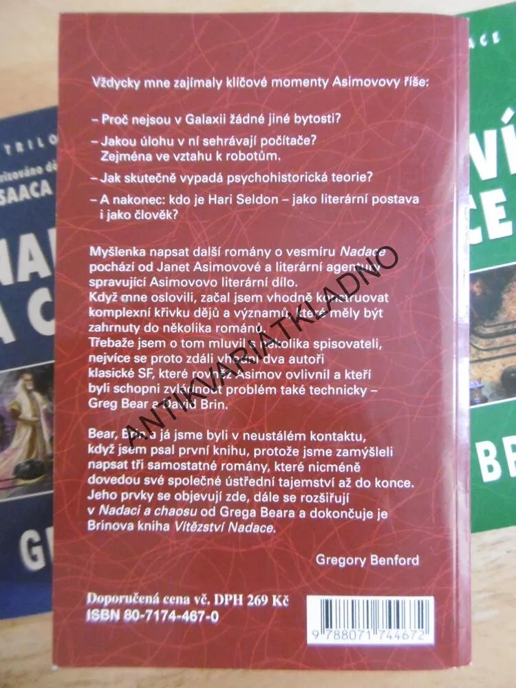 NADACE 1-3, GREGORY BENFORD, **an