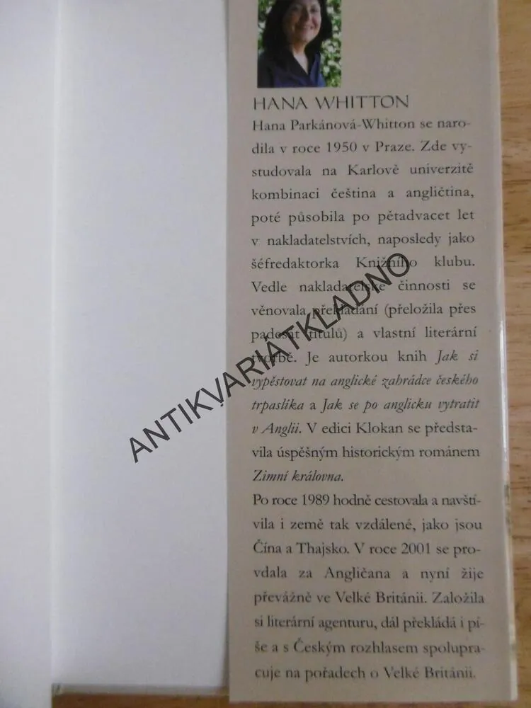 KRÁLOVNIN NÁPADNÍK, HANA WHITTON, **an