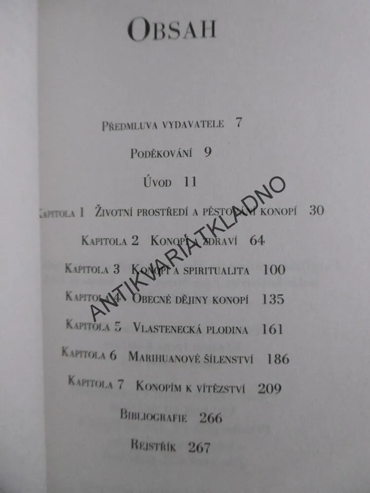 VELKÁ KNIHA O KONOPÍ, ROWAN ROBINSON, **an