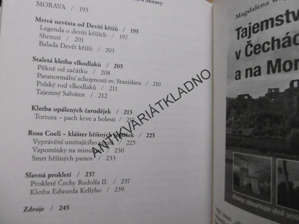 PROKLETÁ MÍSTA ČECH A MORAVY, VERONIKA RUBÍNKOVÁ, **an