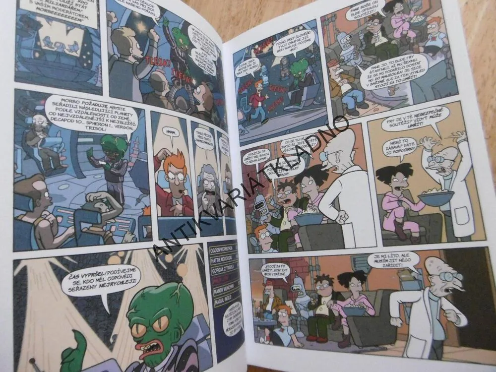 FUTURAMA DOBRODRUŽSTVÍ, KOMIKS, **an