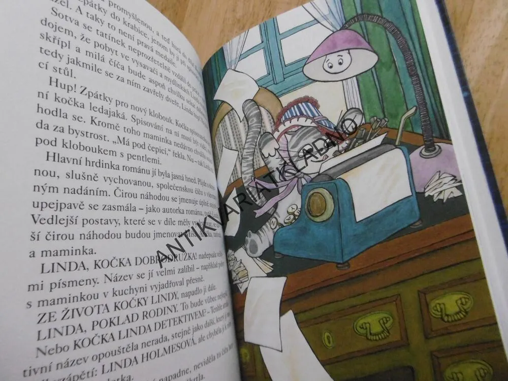 KOČKA LINDA, POKLAD RODINY, MARKÉTA ZINNEROVÁ, PETRA JELENOVÁ, **an