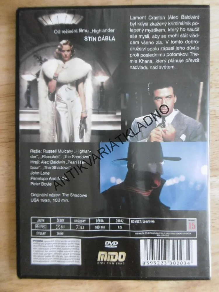 STÍN ĎÁBLA, DVD FILM