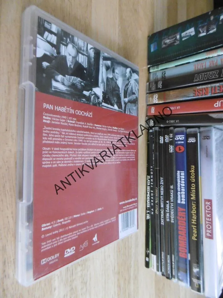 PAN HABĚTÍN ODCHÁZÍ., DVD FILM ČR 1949