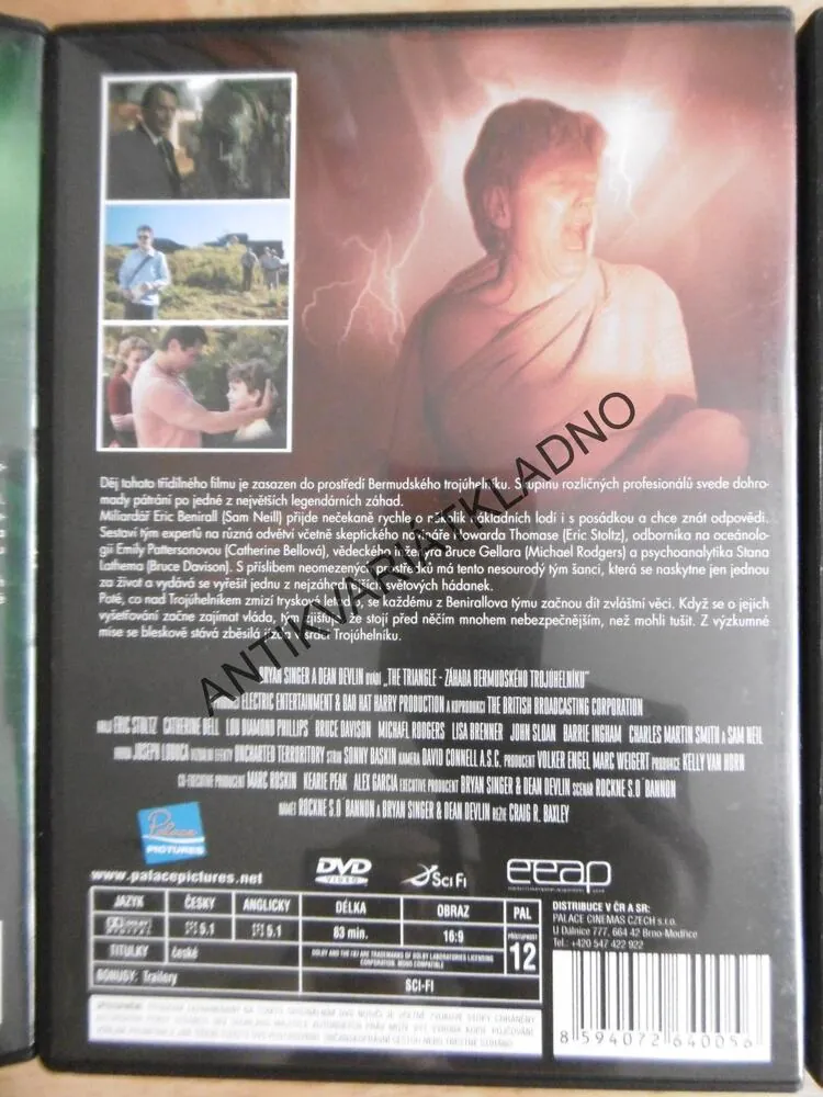 ZÁHADA BERMUDSKÉHO TROJÚHELNÍKU, 1-3, DVD FILM