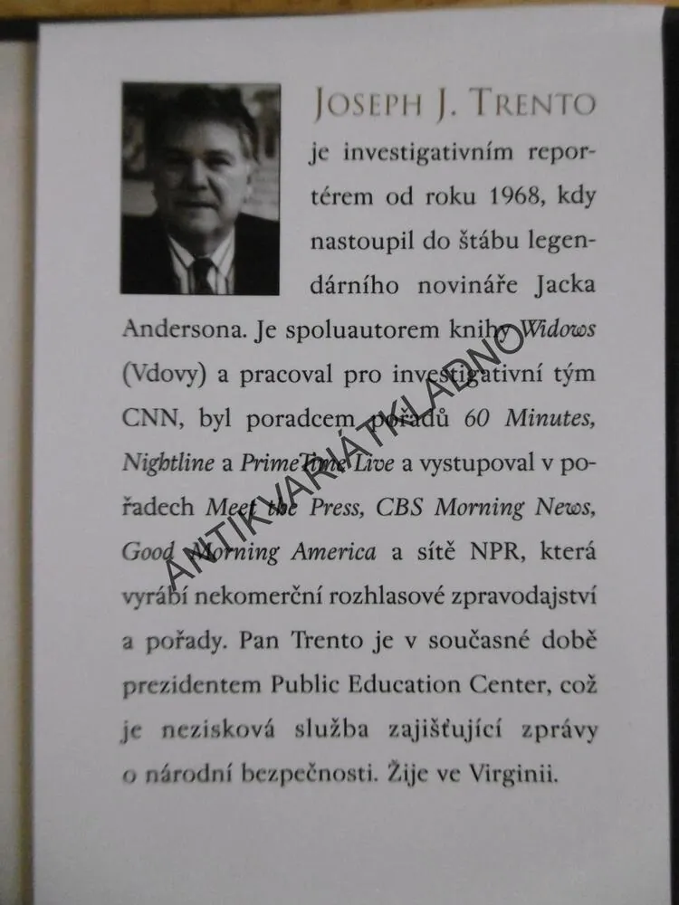 TAJNÉ DĚJINY CIA, JOSEPH J. TRENTO, **an