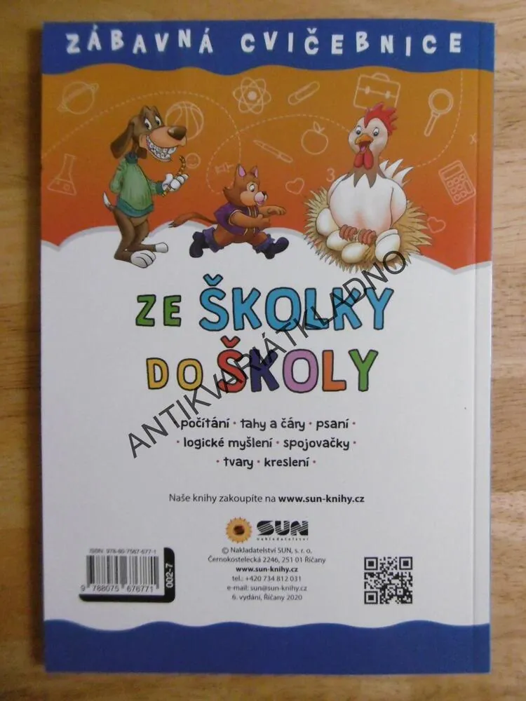ZE ŠKOLKY DO ŠKOLY, ZÁBAVNÁ CVIČEBNICE