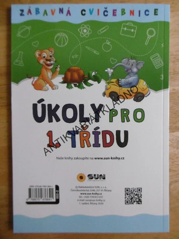 ÚKOLY PRO 1.TŘÍDU, ZÁBAVNÁ CVIČEBNICE