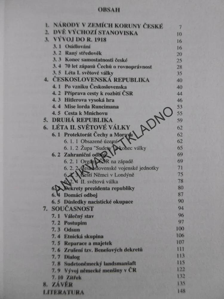 CESTA ČECHŮ A NĚMCŮ KE DNEŠKU, PAVEL MACHÁČEK, **an