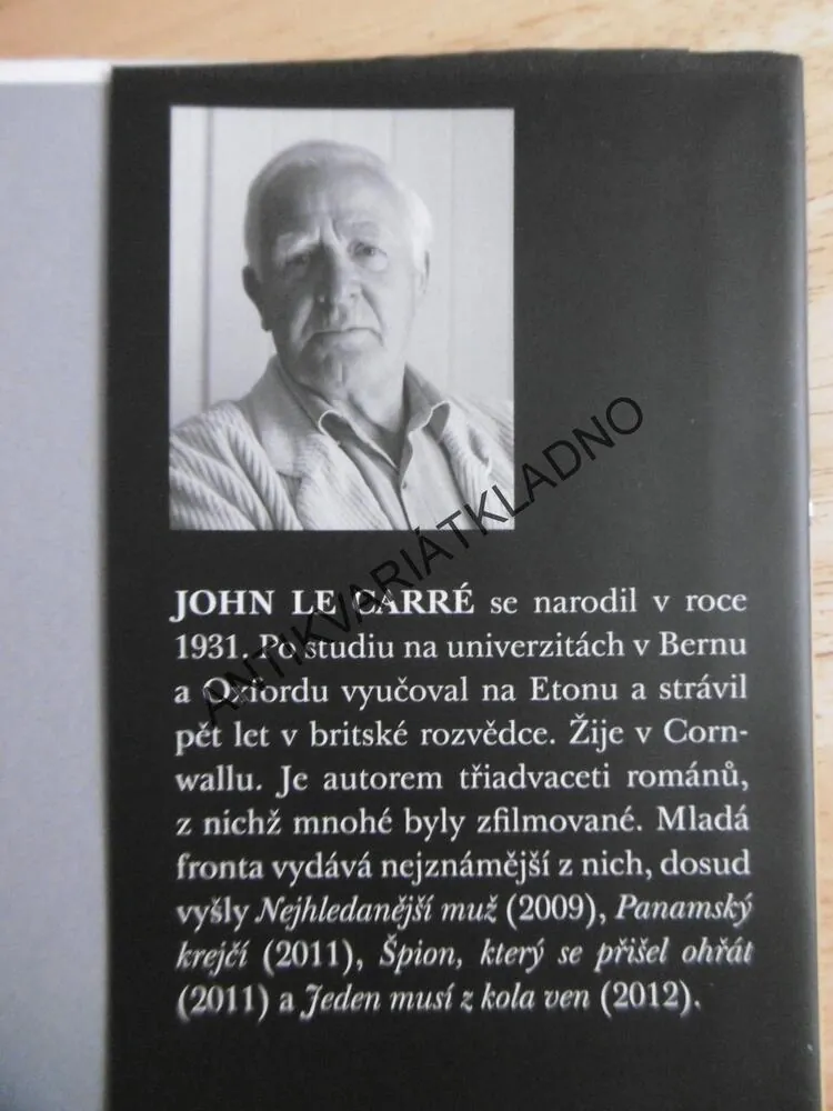 NEJHLEDANĚJŠÍ MUŽ, PŘEDLOHA KE ŠPIONÁŽNÍMU THRILLERU, JOHN LE CARRÉ, **an