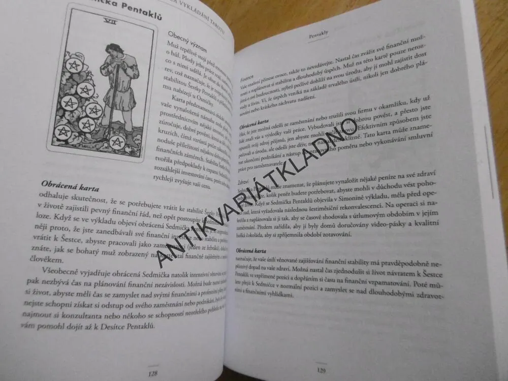 VELKÁ ŠKOLA VYKLÁDÁNÍ TAROTU, PAUL FENTON-SMITH, TAROT, KARTY,