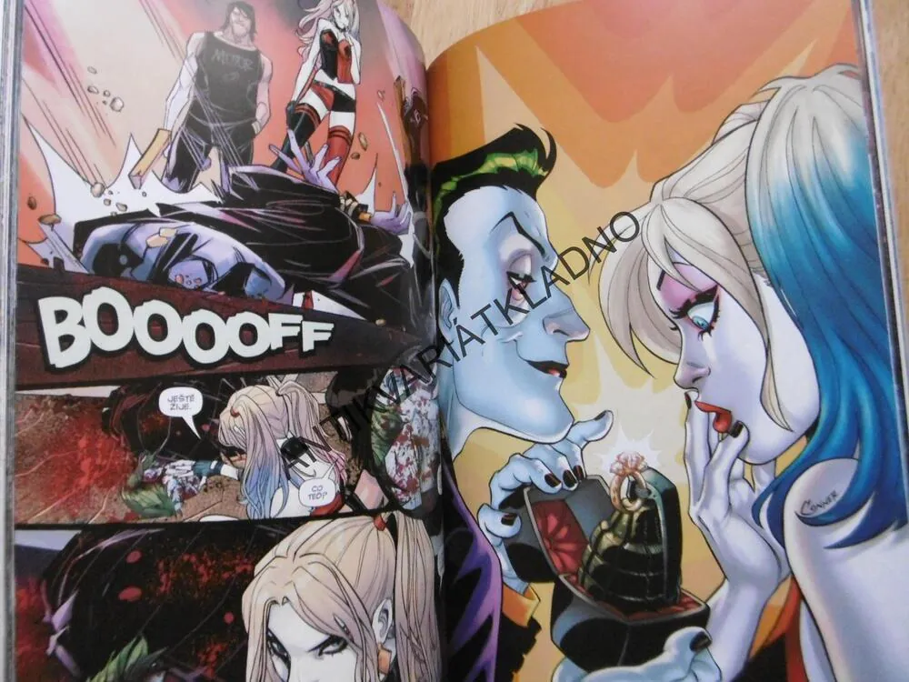 HARLEY QUINN, JOKER MILUJE HARLEY, KOMIKS DC COMICS, **an