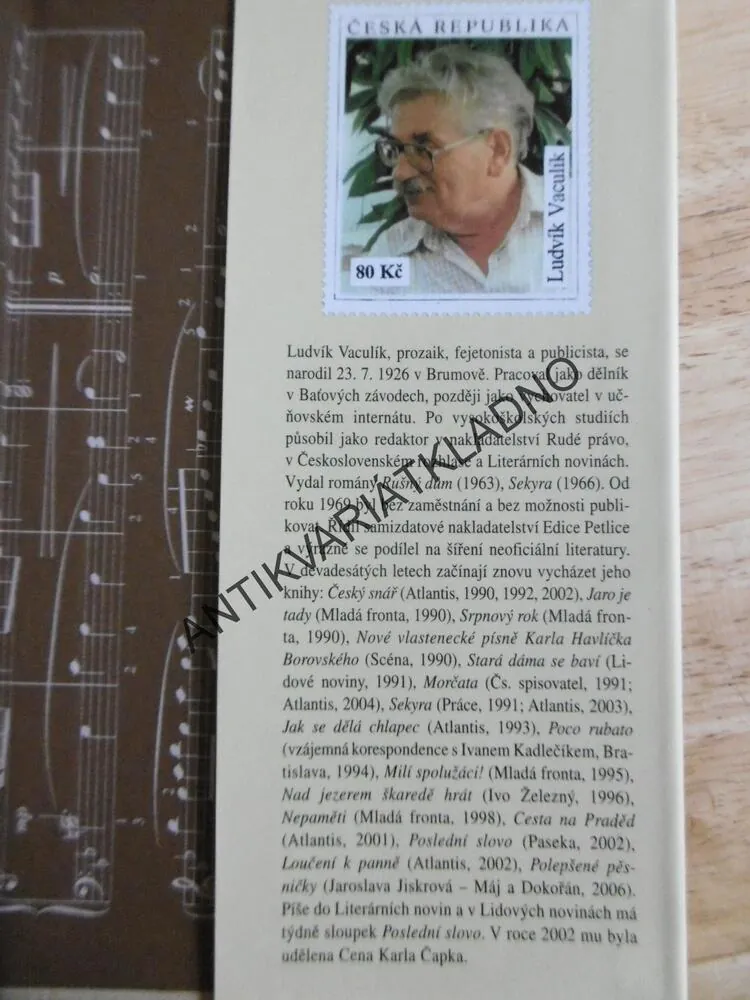 HODINY KLAVÍRU, LUDVÍK VACULÍK,**an