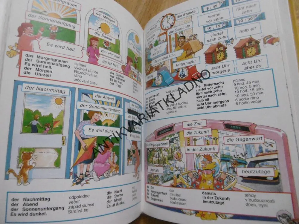 OBRÁZKOVÝ NĚMECKO-ČESKÝ SLOVNÍK, **an