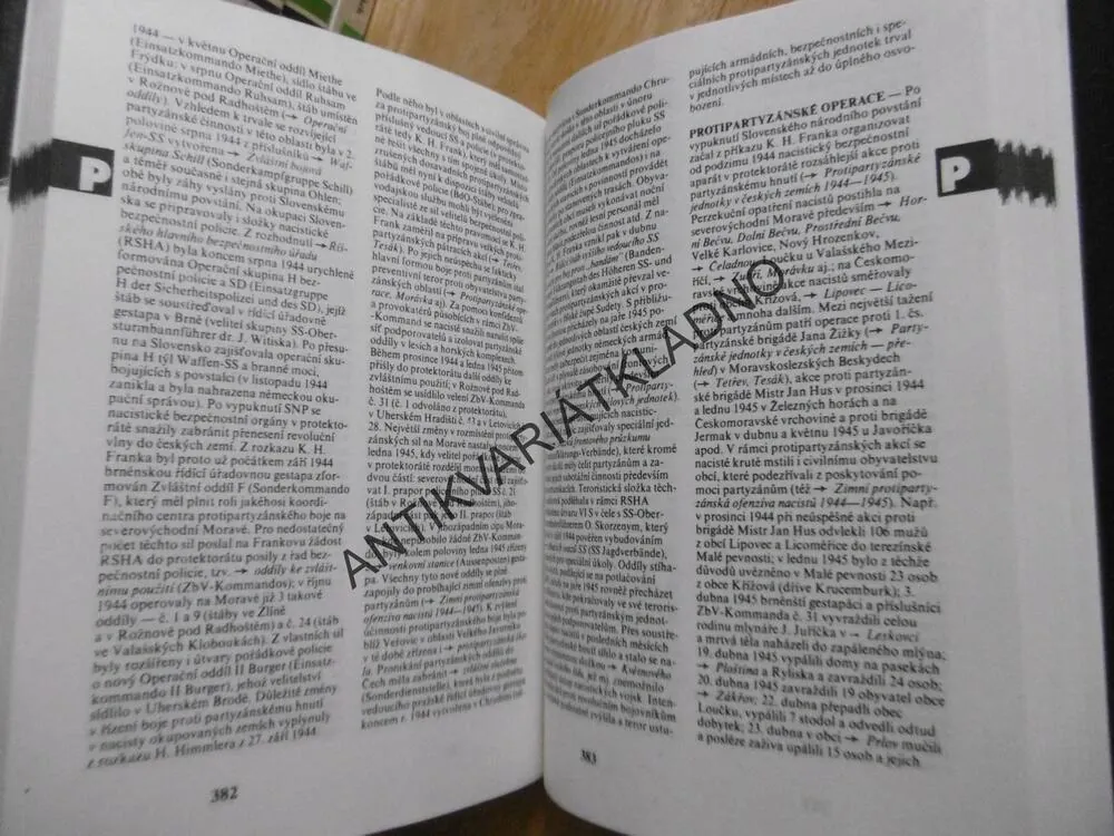 ČESKÝ ANTIFAŠISMUS A ODBOJ, SLOVNÍKOVÁ PŘÍRUČKA, **an