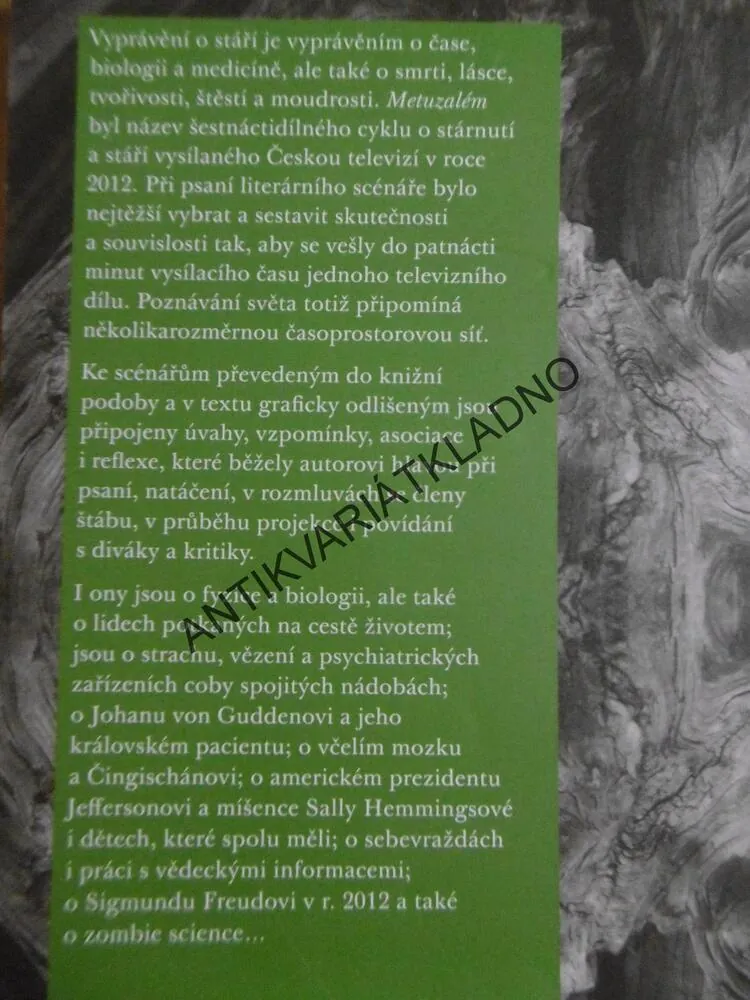 METUZALÉM, FRANTIŠEK KOUKOLÍK, O STÁRNUTÍ A STÁŘÍ, **an