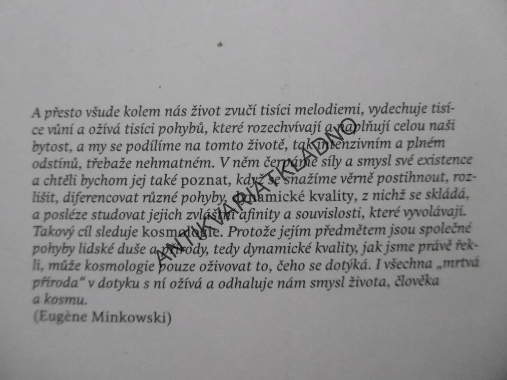 VSTŘÍC KOSMOLOGII, EUGENE MINKOWSKI, 2011, **an