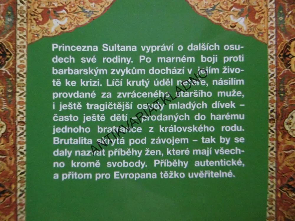 PRINCEZNA SULTANA A JEJÍ BLÍZCÍ, JEAN SASSONOVÁ, **an