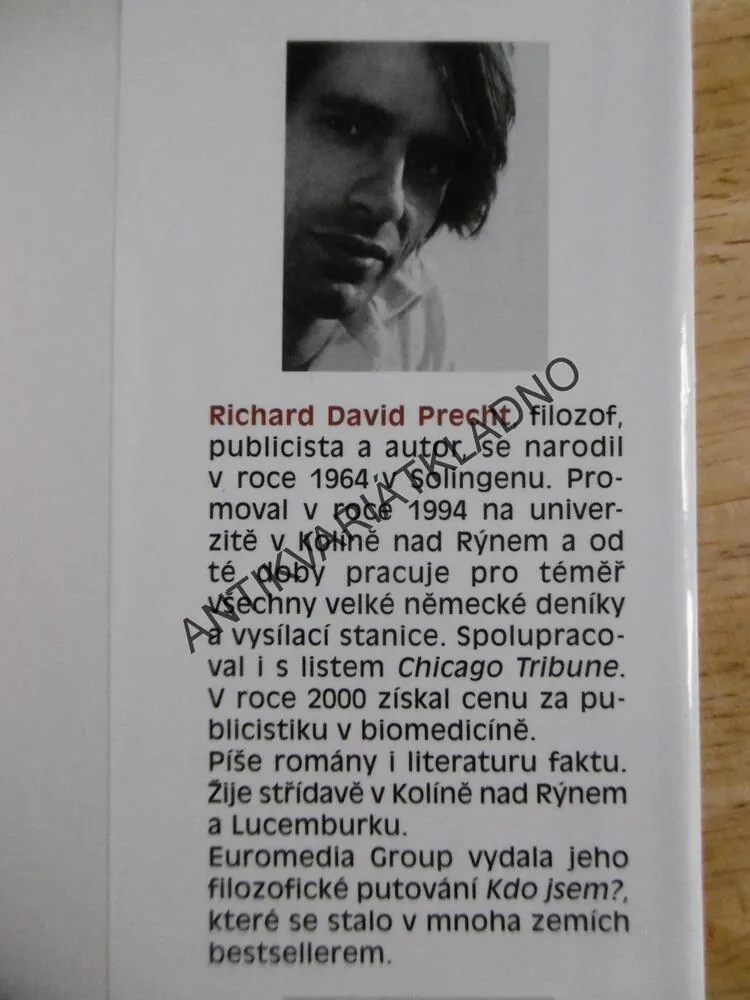 LÁSKA, NEUSPOŘÁDANÝ CIT, RICHARD DAVID PRECHT, **an