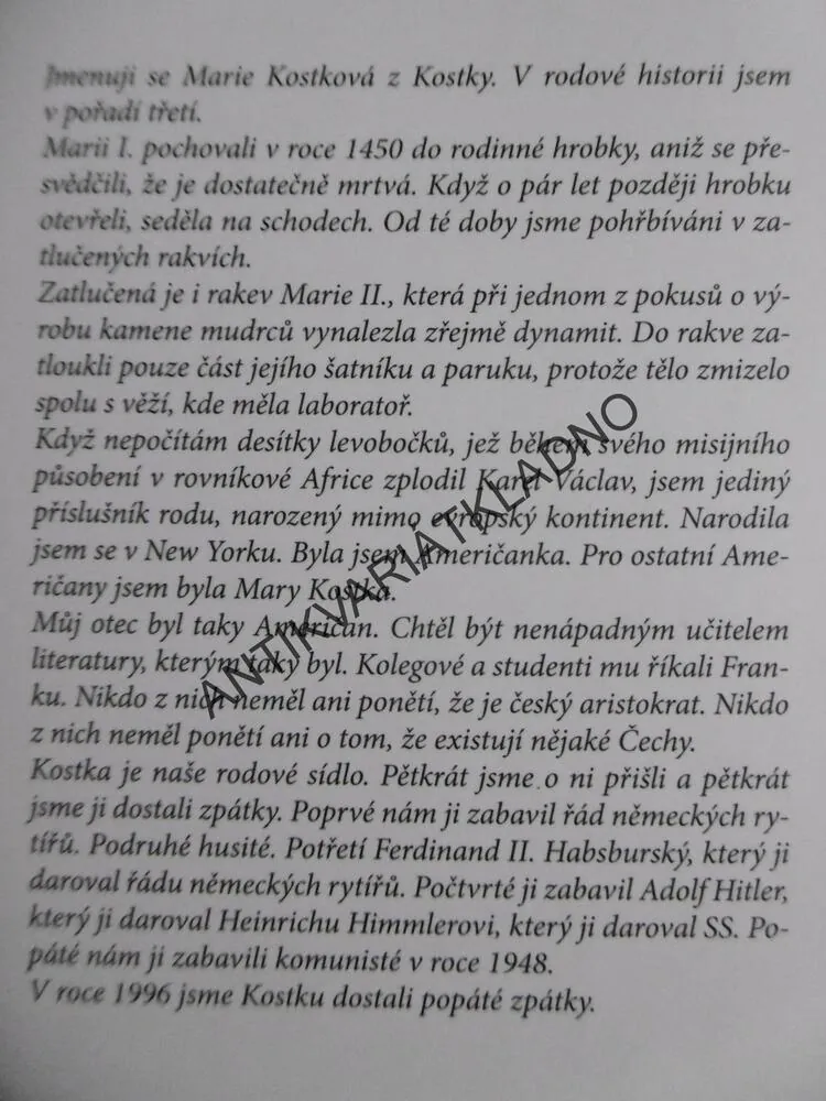POSLEDNÍ ARISTOKRATKA, EVŽEN BOČEK, **an