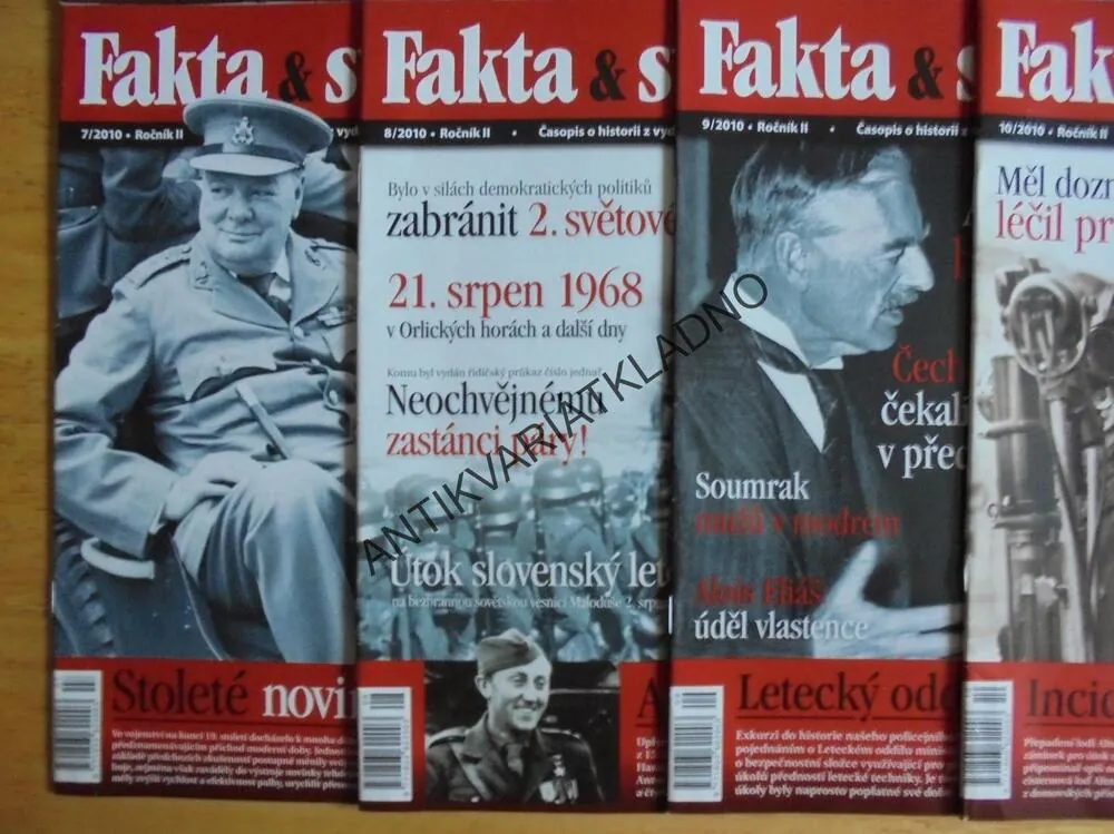 FAKTA A SVĚDECTVÍ,1-12/2010,ČASOPIS VÁLKA, ARMÁDA
