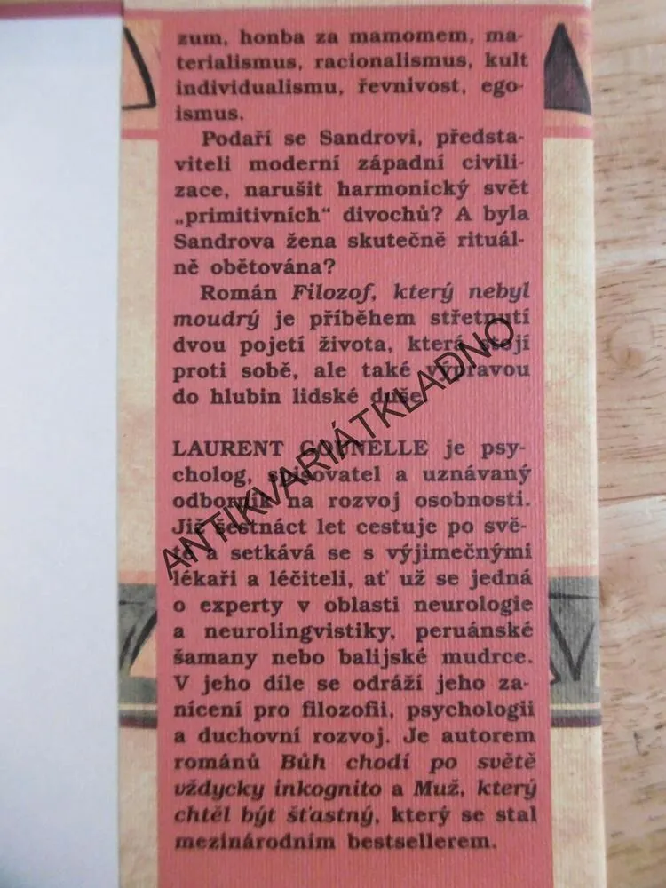 FILOZOF, KTERÝ NEBYL MOUDRÝ, LAURENT GOUNELLE, **an