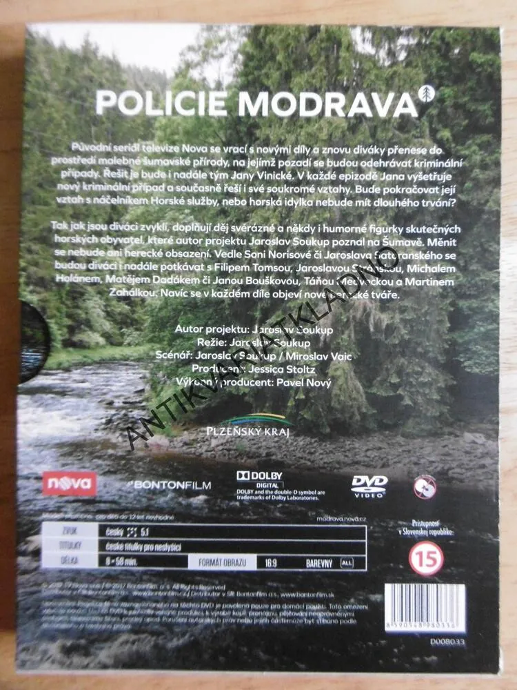 POLICIE MODRAVA, DRUHÁ ŘADA NA 3 X DVD FILM VČETNĚ BONUSŮ