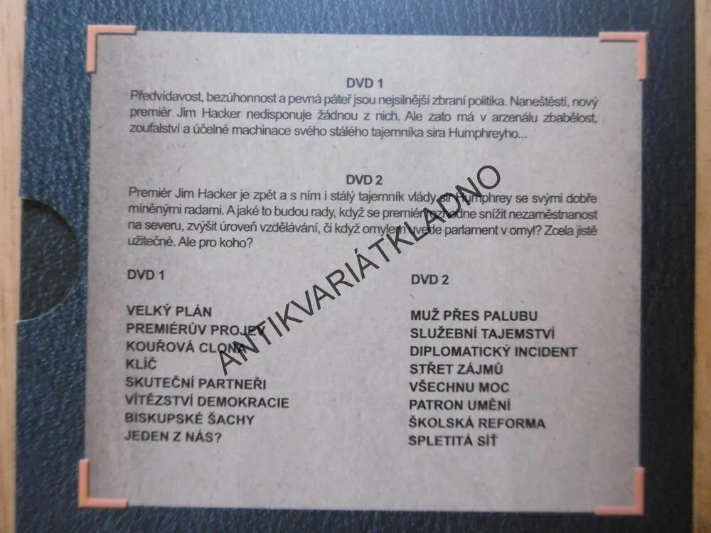 JISTĚ, PANE PREMIÉRE, KOMPLETNÍ, SBĚRATELSKÁ EDICE, 2 X DVD FILM