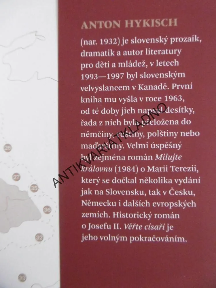 VĚŘTE CÍSAŘI, ANTON HYKISCH, **an