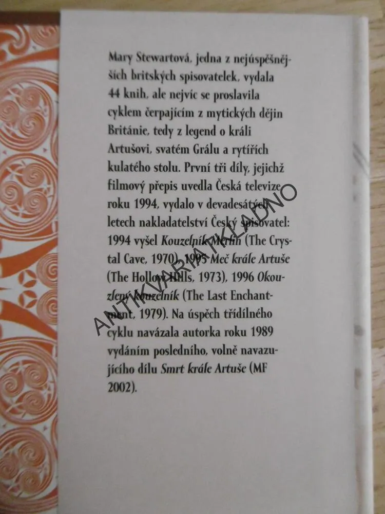 MEČ KRÁLE ARTUŠE, MERLIN, 2., MARY STEWARTOVÁ, **an