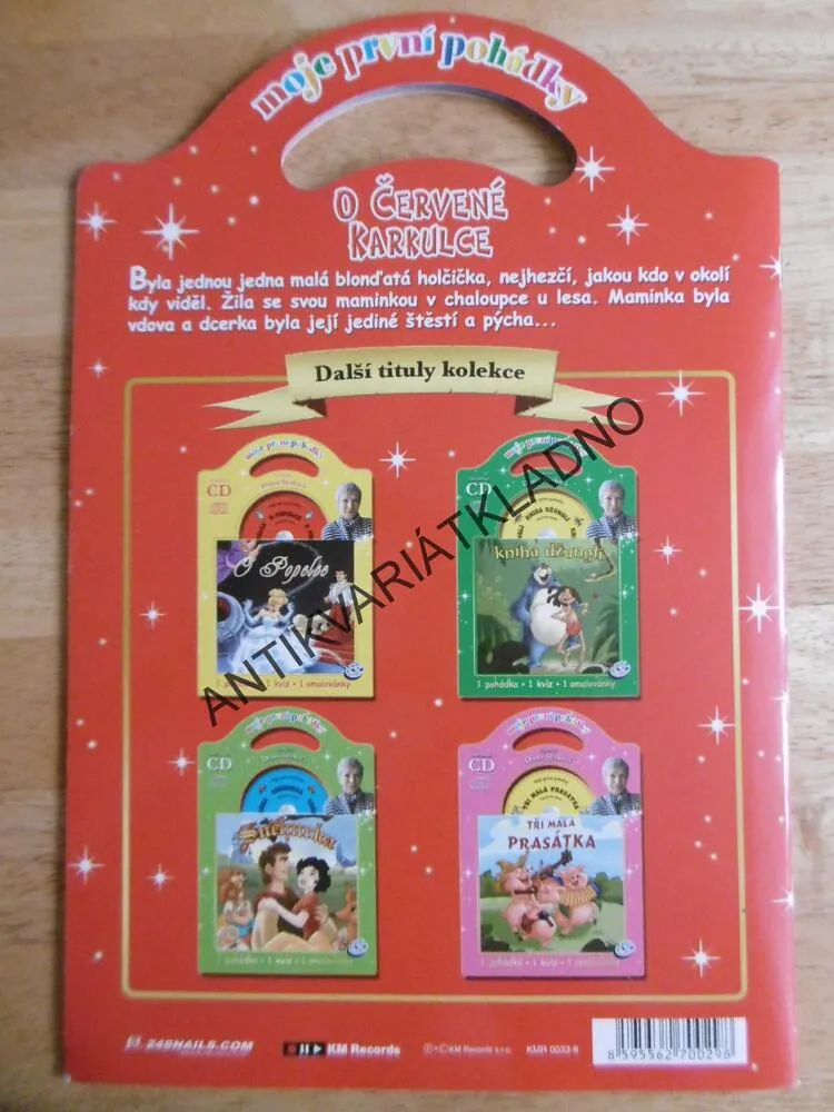 MOJE PRVNÍ POHÁDKY, VČETNĚ CD, OMALOVÁNKY