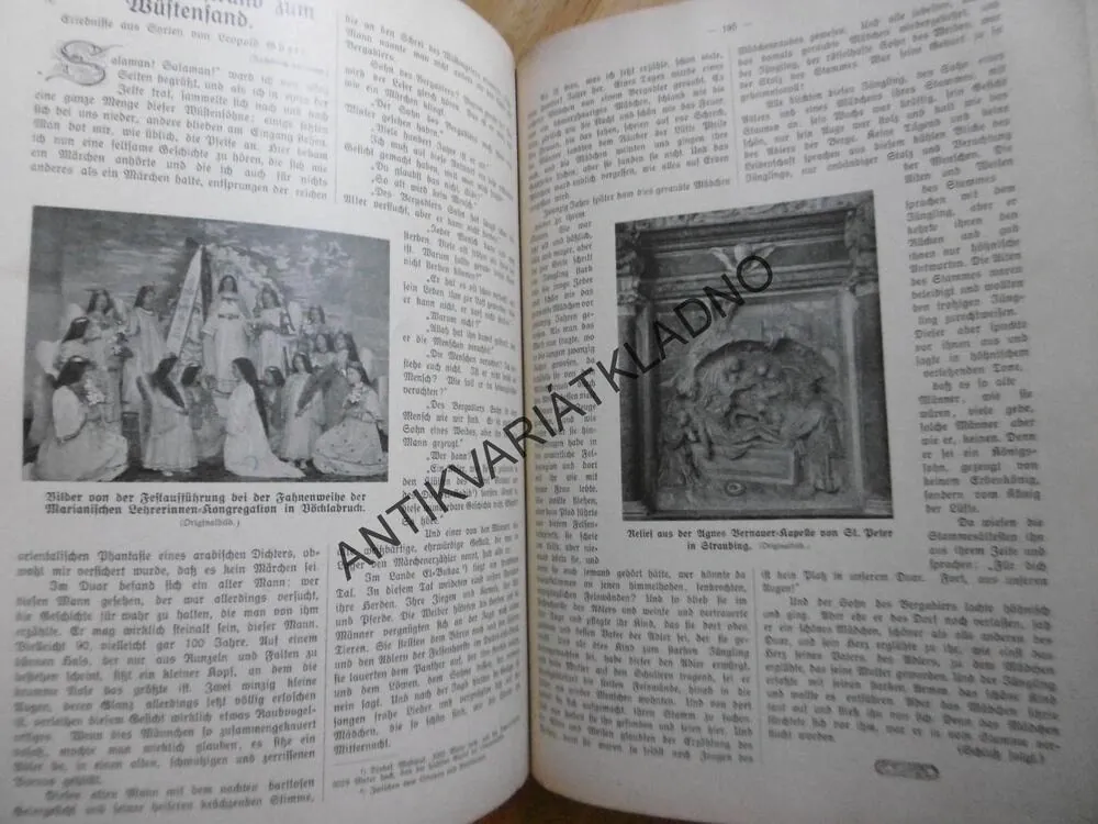 AVE MARIA! 1910, NĚMECKY, NÁBOŽENSKÝ ČASOPIS SVÁZANÝ, **an