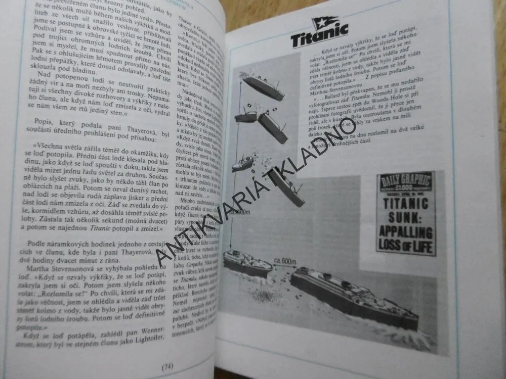 TITANIC, MICHAEL DAVIE, 1991, **an