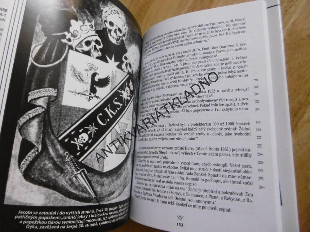 PRAHA ZEDNÁŘSKÁ, HISTORIE ZEDNÁŘSTVÍ, ZEDNÁŘI, KAREL SÝS AUTOGRAM S VĚNOVÁNÍM, **an