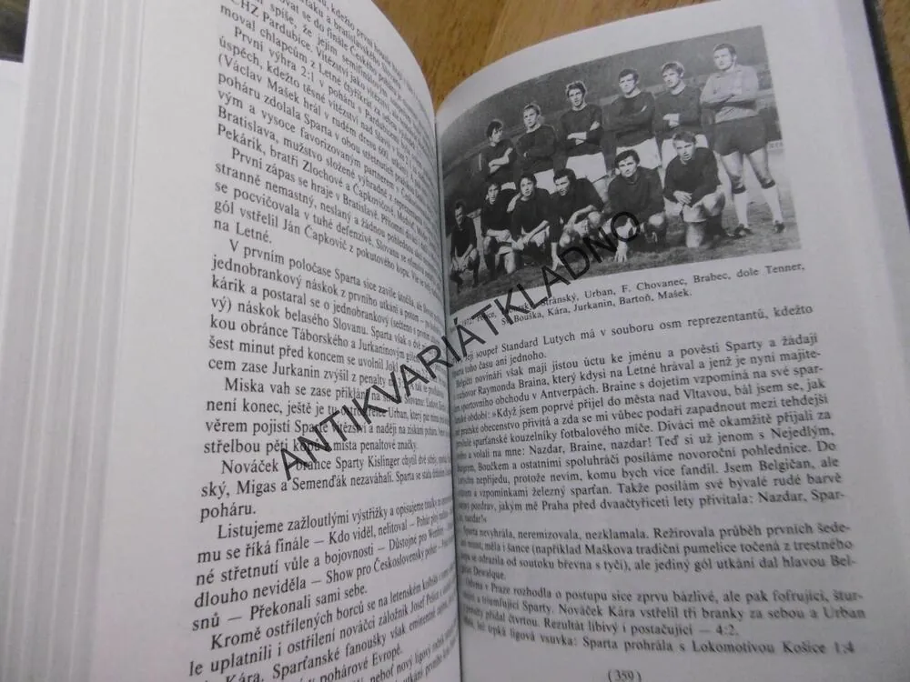 ŽELEZNÁ SPARTA, VÍTĚZSLAV HOUŠKA, SPARTA PRAHA, **an